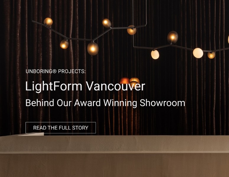 Unboring® Projects: LightForm’s New Vancouver Showroom by Little Giant Studio