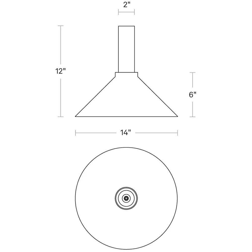 Emblem Medium Pendant Suspension Dimensions