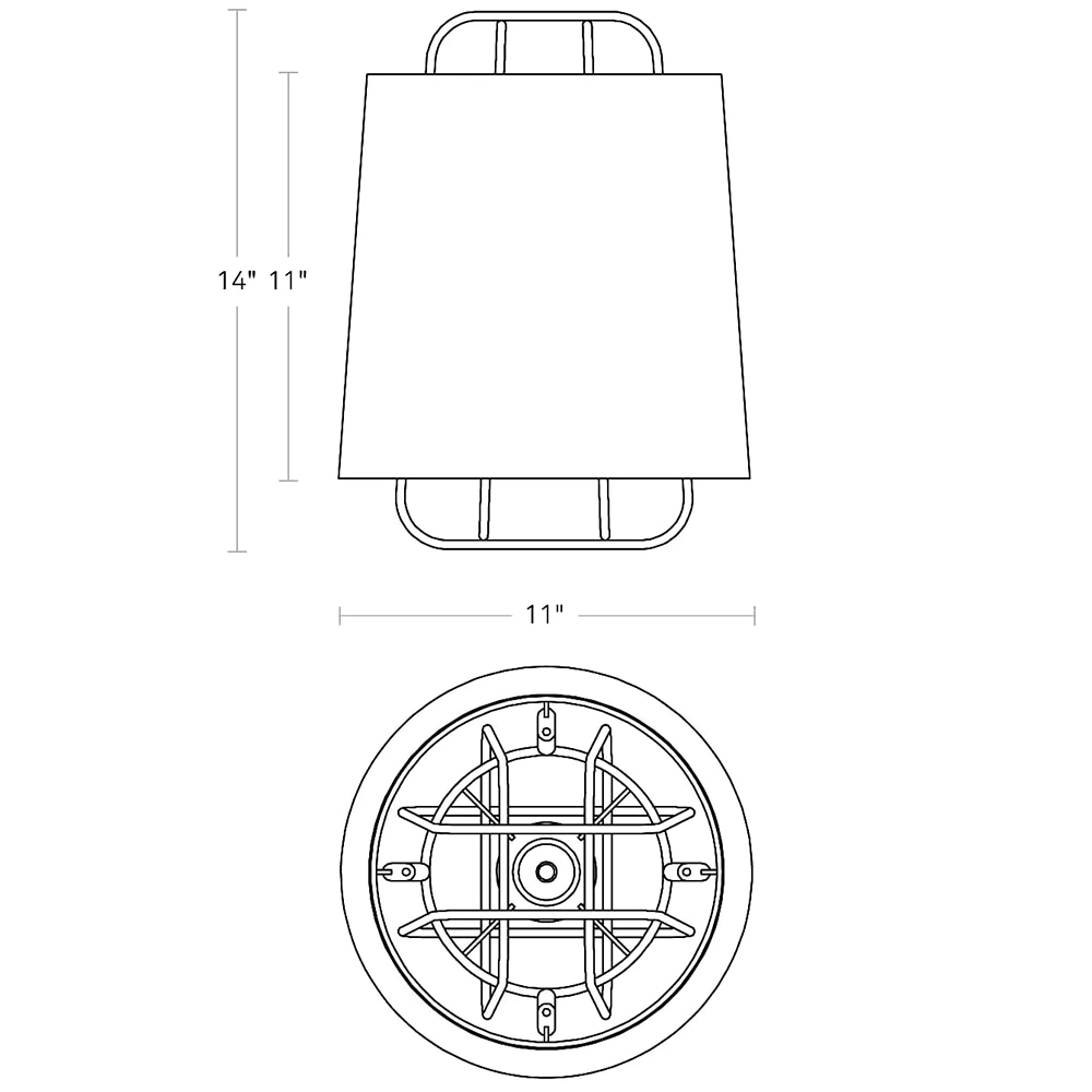 Perimeter Small Pendant Suspension Dimensions