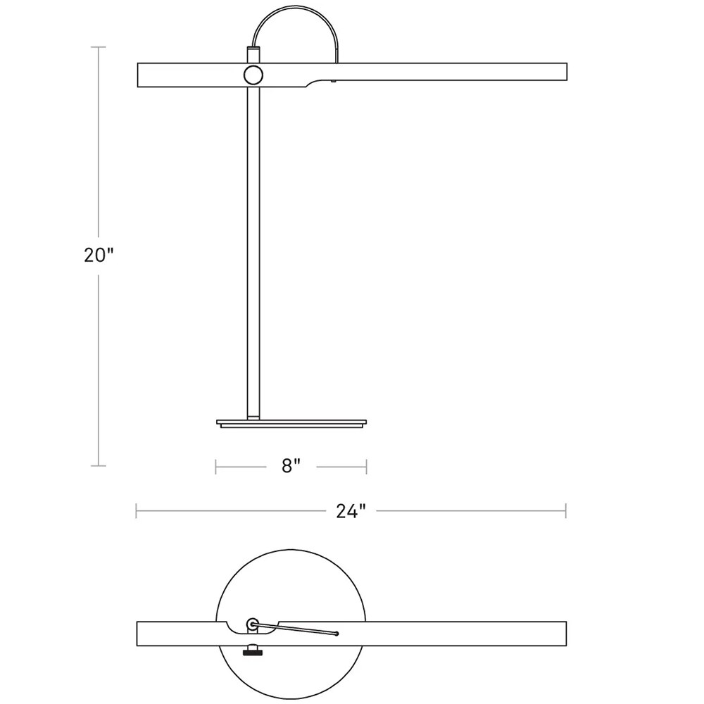 Type A Task Table Dimensions