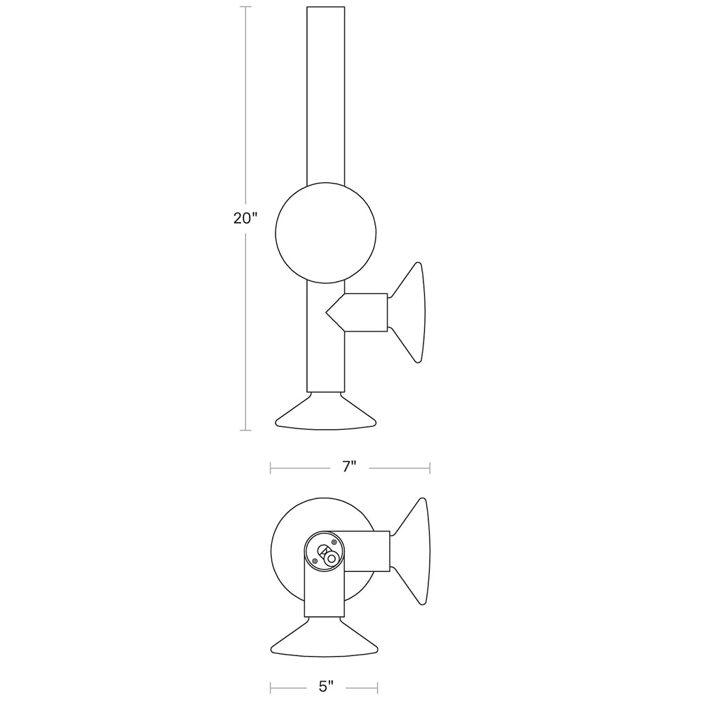 Ultra 3 Pendant Suspension Dimensions