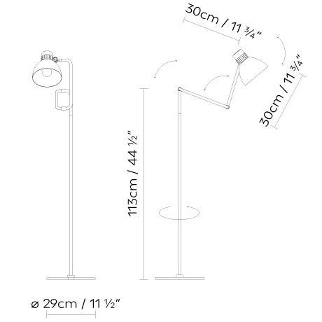 Blux System F Floor Dimensions