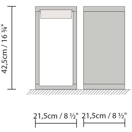 Frame Outdoor Bollard Dimensions