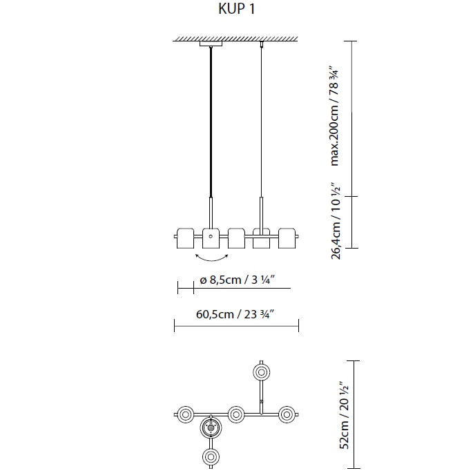 Kup Suspension System Dimensions