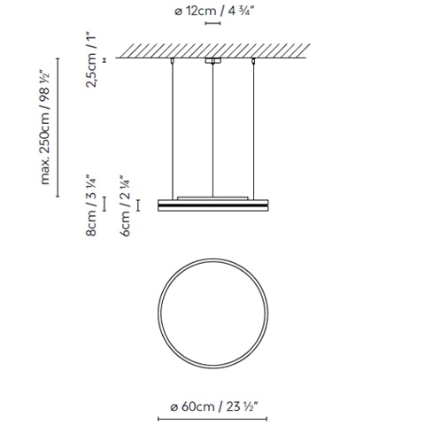 Lite Hole S Suspension Dimensions