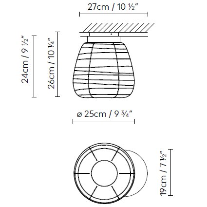 Misko C25 Ceiling Dimensions