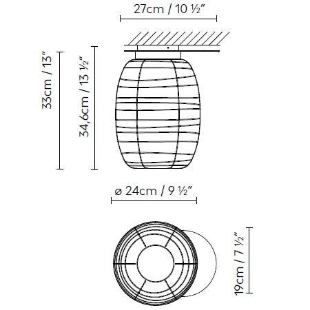 Misko C35 Ceiling Dimensions