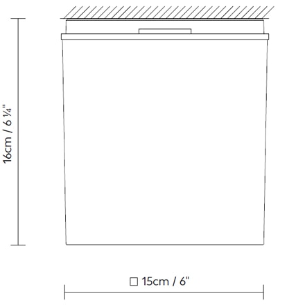 Q.Bo C/W Ceiling/Wall Dimensions