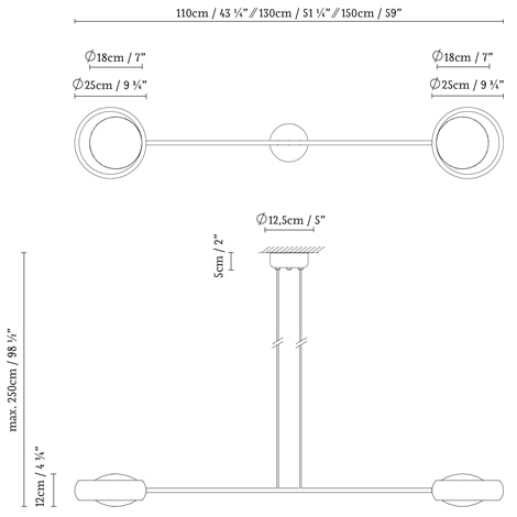 Ring S2 Suspension Dimensions