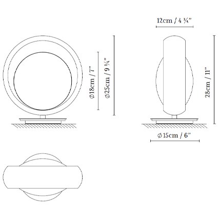 Ring T Table Dimensions