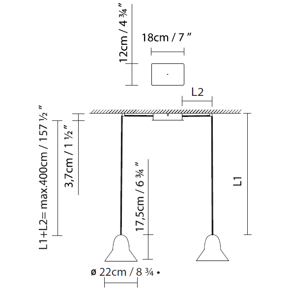 Speers S M/L Multi Suspension Dimensions