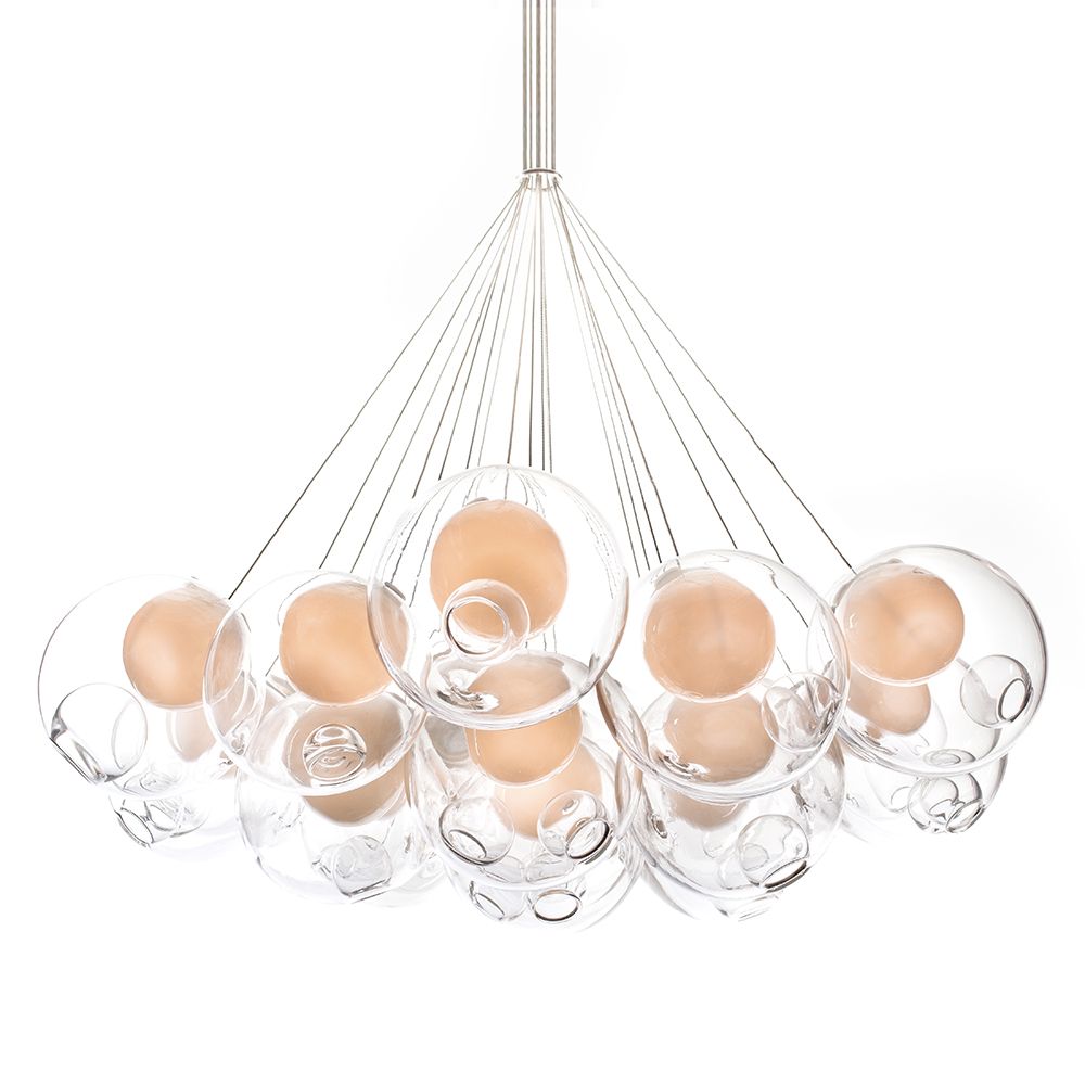 Cluster Suspension (Clear Pendants) Bocci Cluster Lights