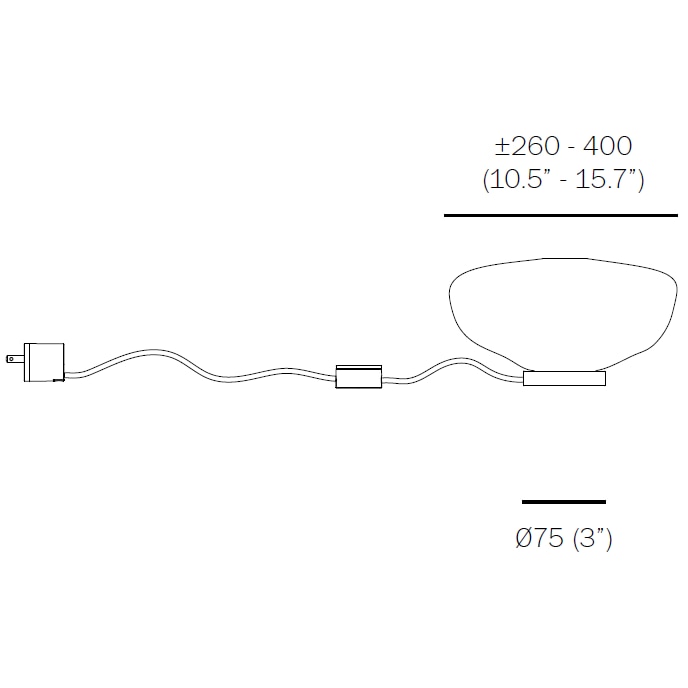 73t Table/Wall Dimensions
