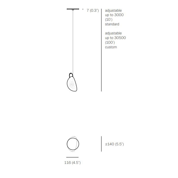 76.1 Suspension Dimensions