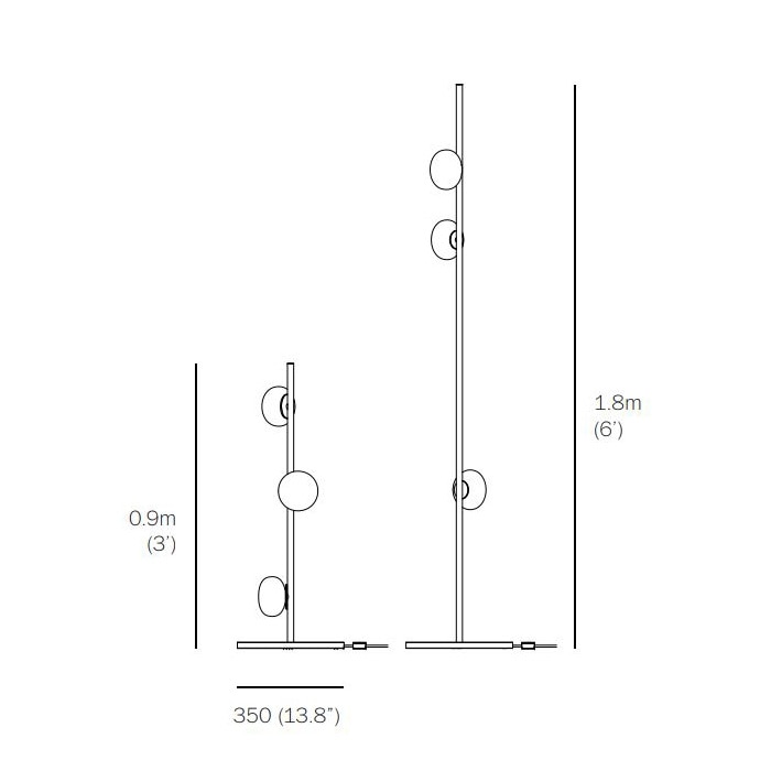 84.3V Floor Dimensions