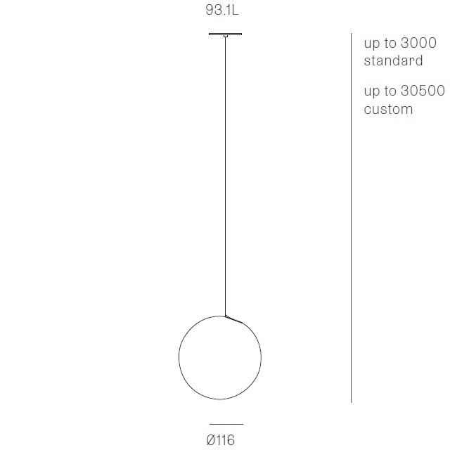 93.1L Random Suspension Dimensions