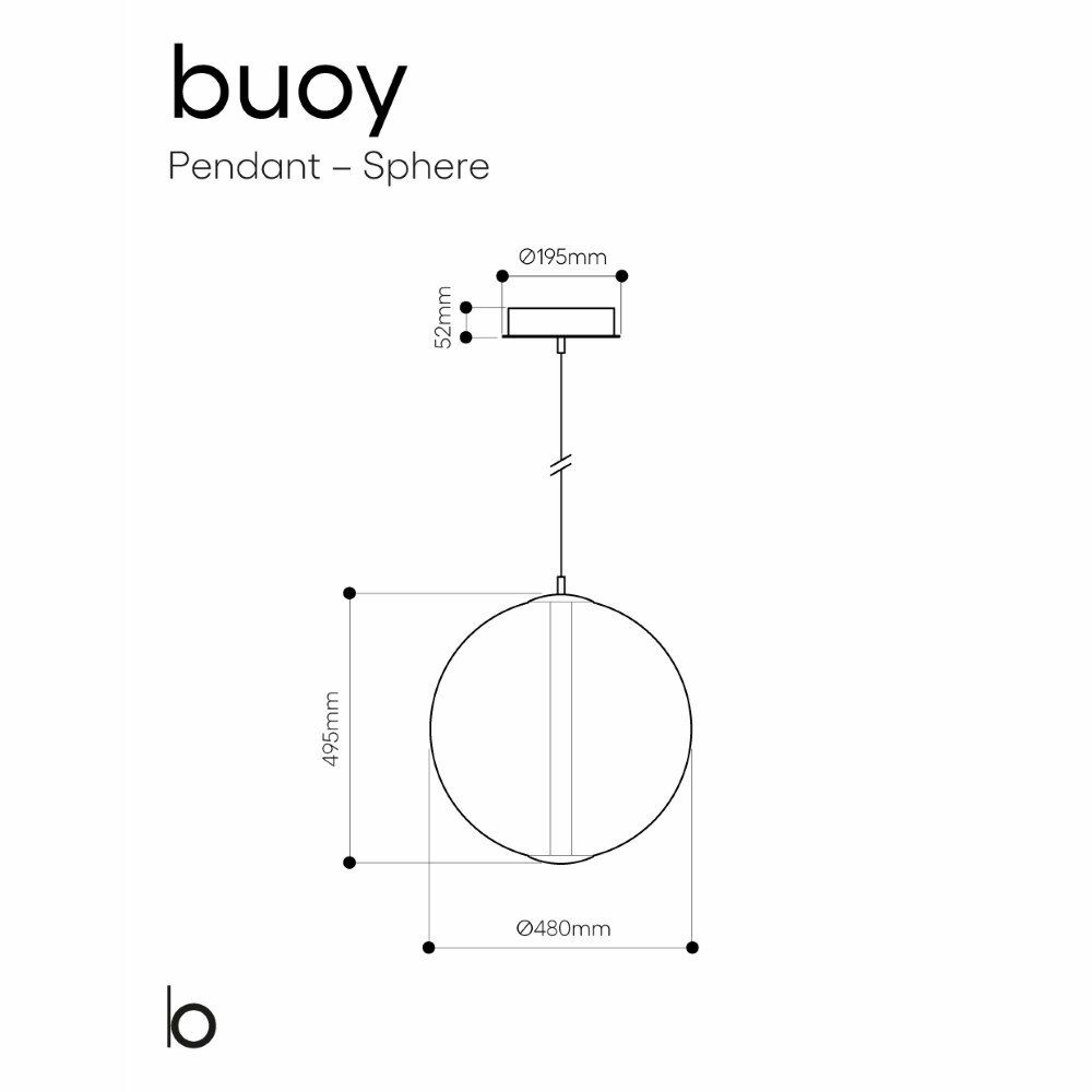 Buoy Sphere Suspension Dimensions