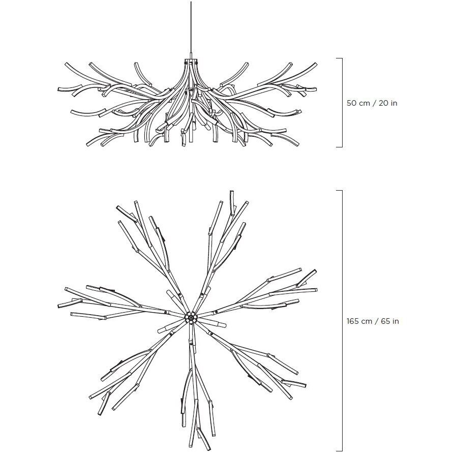 Branches 1650 Suspension Dimensions