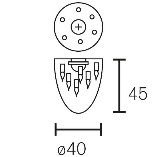 Hollywood Ceiling Glass Dimensions