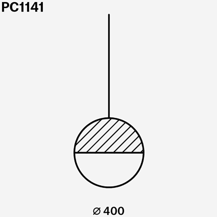 Geometric Circle 1/2 Top Suspension Dimensions