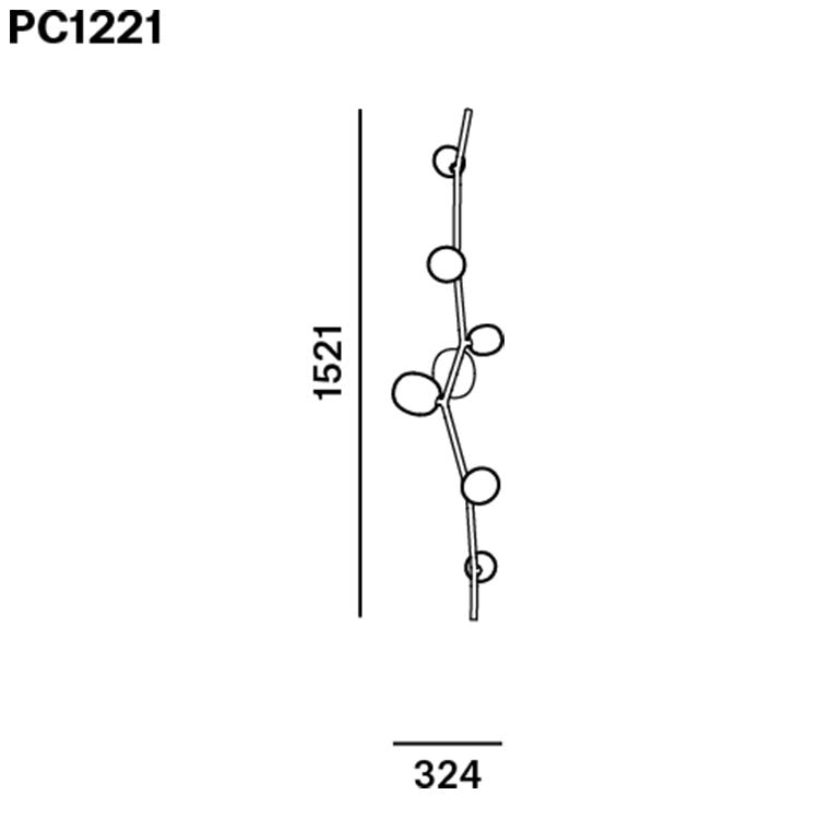 Ivy 6 Wall Dimensions