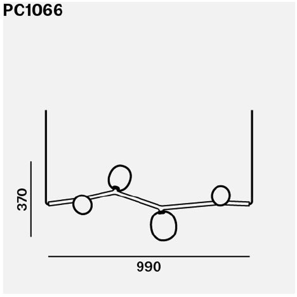 Ivy Horizontal 4 Suspension Dimensions