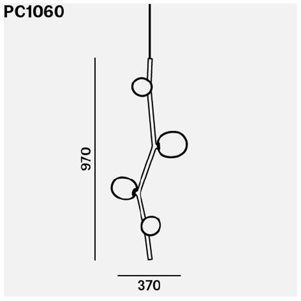 Ivy Vertical 4 Suspension Dimensions