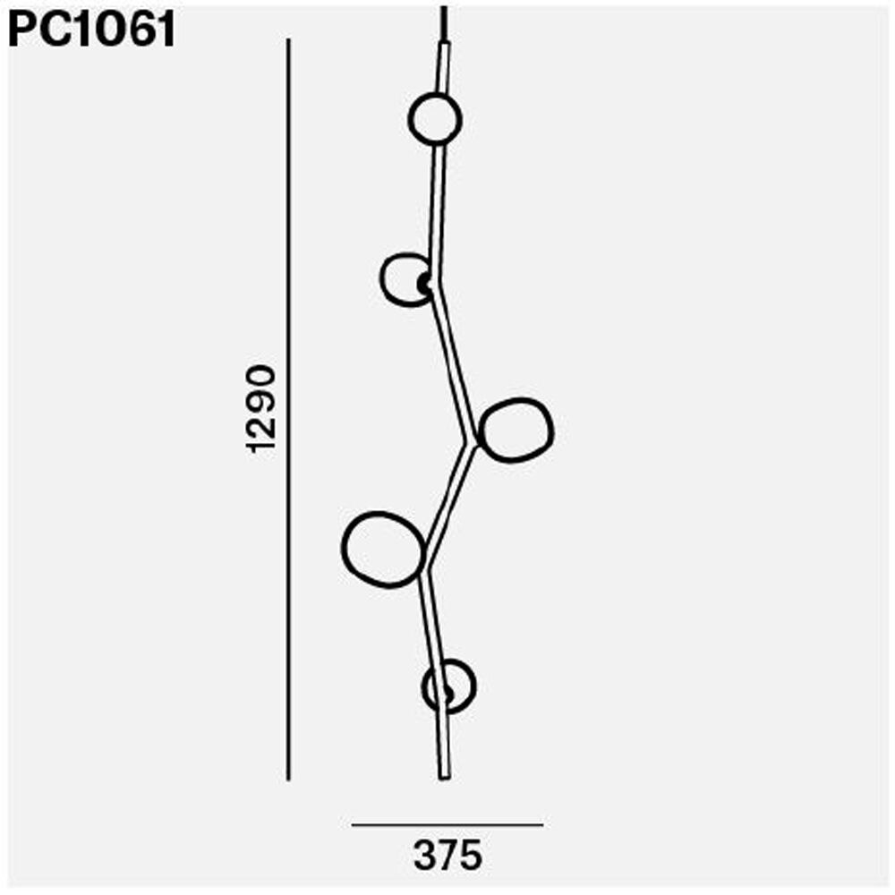 Ivy Vertical 5 Suspension Dimensions