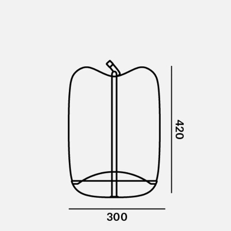 Knot Cilindro Battery Portable/Table Dimensions