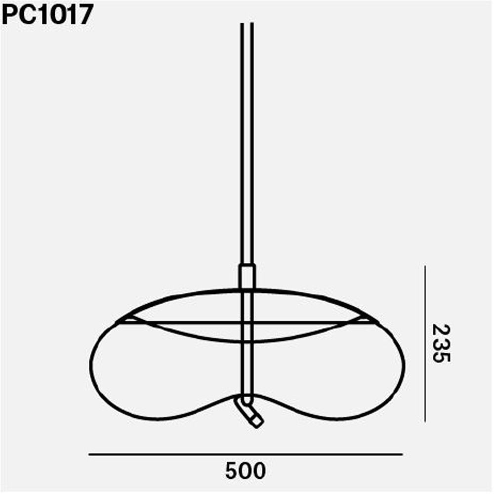 Knot Disco Suspension Dimensions