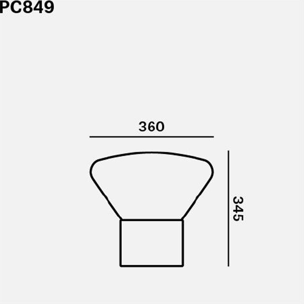 Muffins Anniversary Table/Floor Dimensions