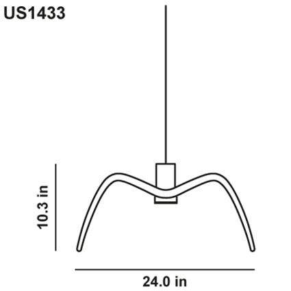 Night Birds 3 Suspension Dimensions