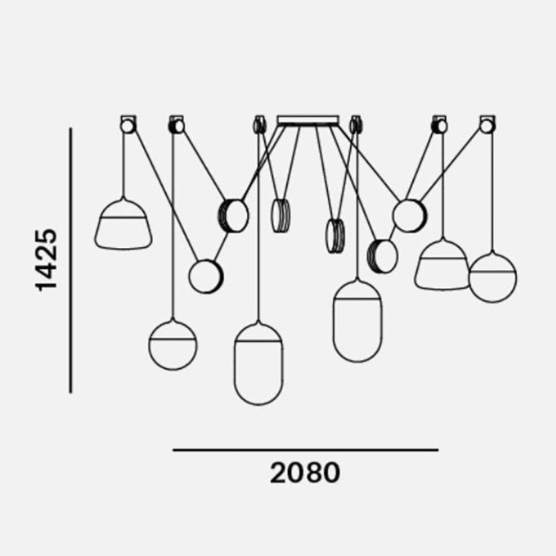Planets 6 Suspension Dimensions