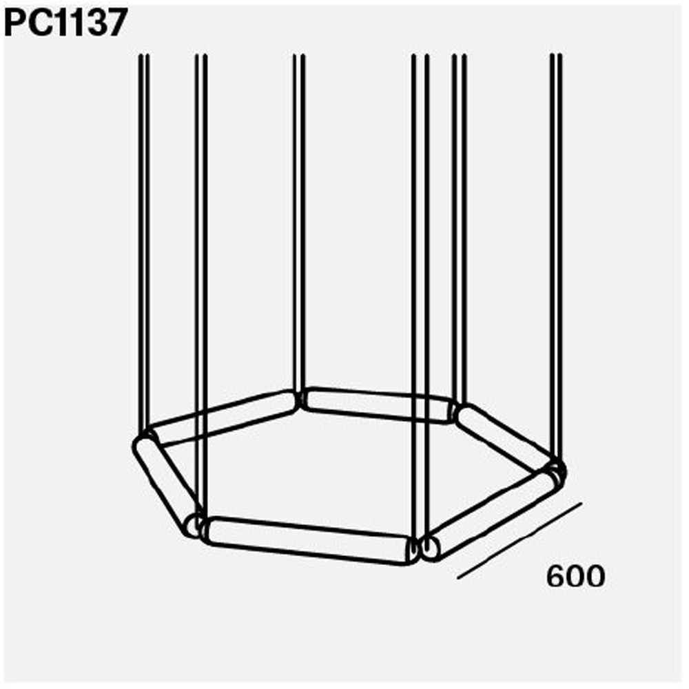 Puro Contour Hexagon Suspension Dimensions