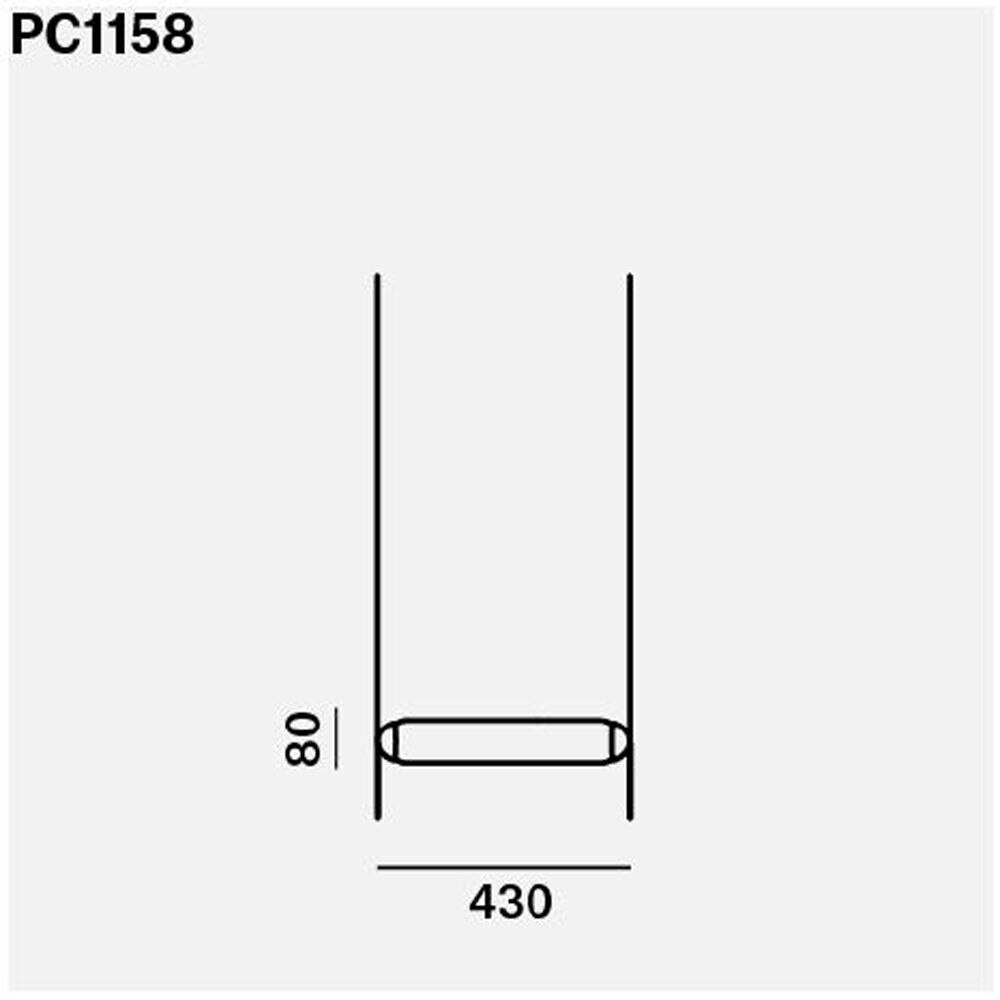 Puro Single Horizontal Suspension Dimensions