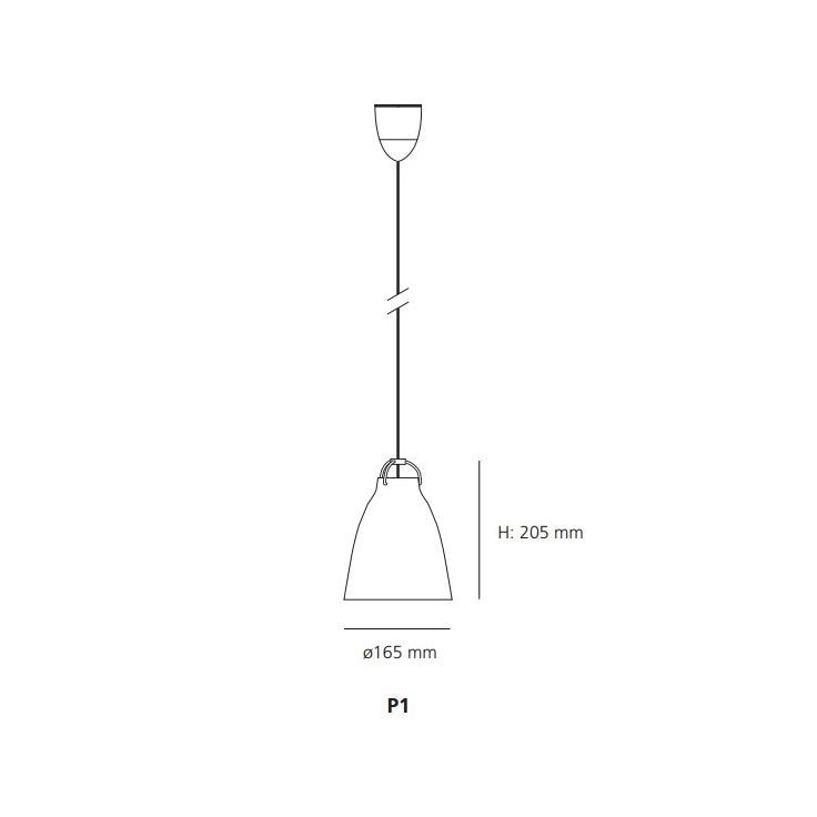 Caravaggio Suspension Dimensions