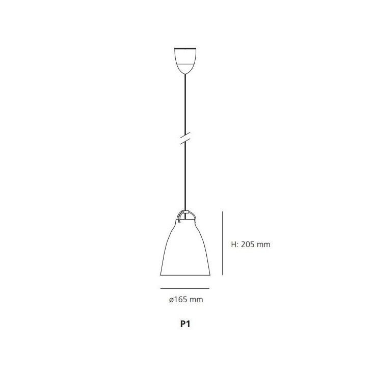 Caravaggio Opal Suspension Dimensions