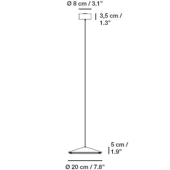 Colette Suspension Dimensions