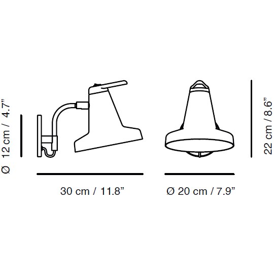 Garçon Small Wall Dimensions