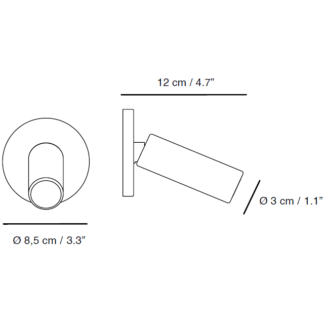 Jerry Wall Without Switch Dimensions