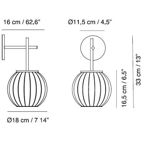 Mei Diffuser A Wall Dimensions