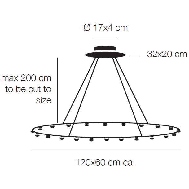 22 Petites Lentilles Suspension Dimensions