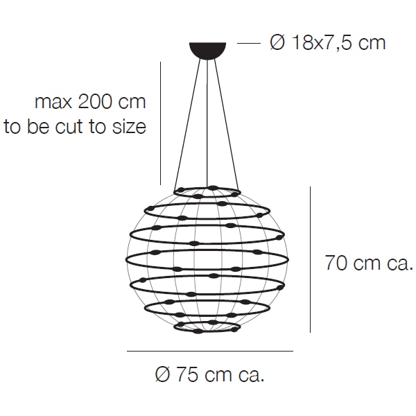 28 Petits Bijoux Chandelier Suspension Dimensions