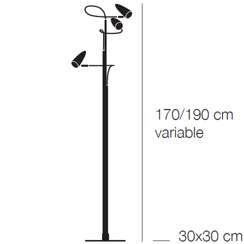 CicloItalia Flex F3 Floor Dimensions
