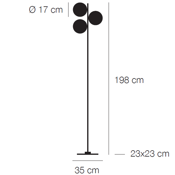 Lederam F3 Floor Dimensions
