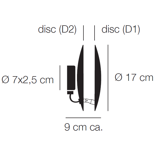 Lederam W Wall Dimensions