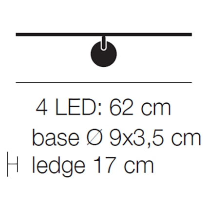 Light Stick Ceiling/Wall Dimensions
