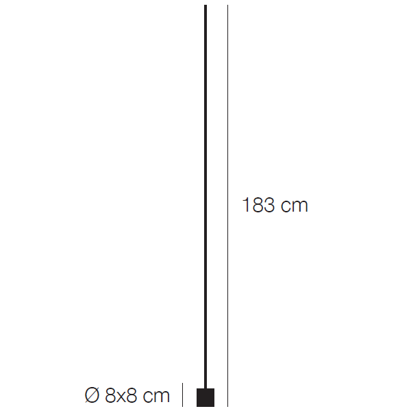 Light Stick Floor Dimensions