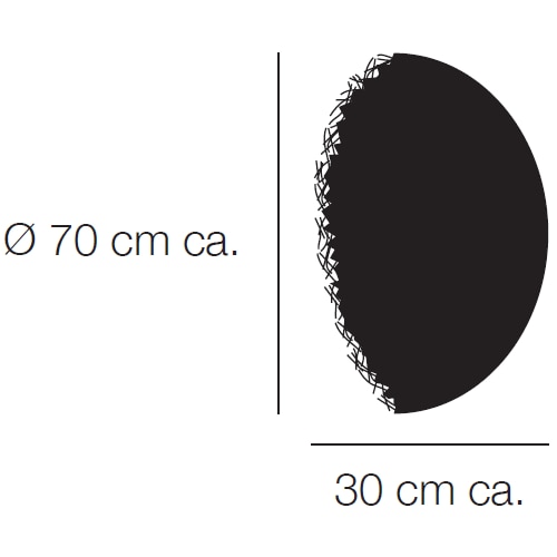 PostKrisi 70 Ceiling/Wall Dimensions