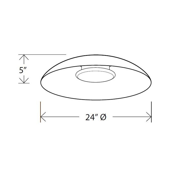 Volo Flush Mount Ceiling Dimensions